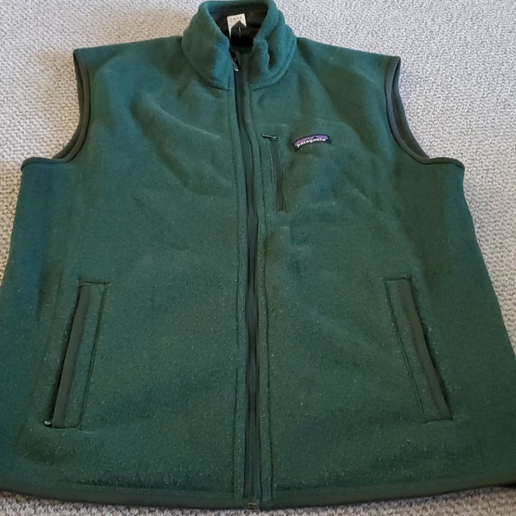 Mens Green Patagonia Vest